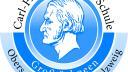 Runde Logo mit Portrait und Aufschrift Carl-Friedrich-Gauß-Schule